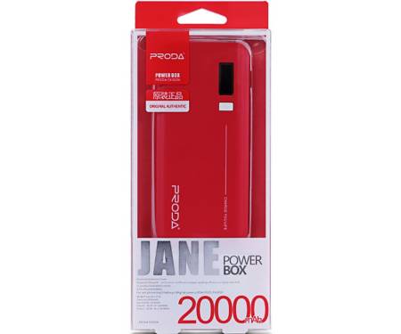 Портативная батарея Remax Power Bank Jane V10i 20000 mAh Red