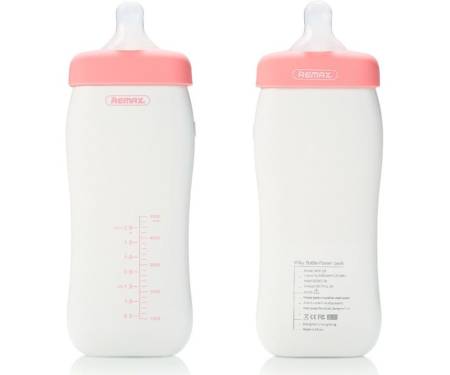 Портативная батарея Remax Power Bank Milky bottle Series 5500 mah Pink