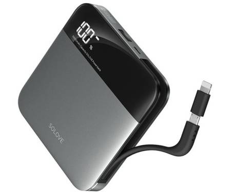 Портативная батарея Solove A2 Power Bank 10000mAh Grey
