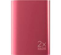 Портативная батарея Solove A8 Portable Metallic Power Bank 20000mAh Red