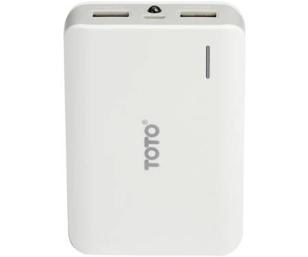 Портативная батарея TOTO TBG-23 Power Bank 7800 mAh 2USB 3,1A Li-Ion White