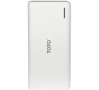 Портативная батарея TOTO TBG-45 Power Bank 16000 mAh 2USB 3,1A Li-Ion White