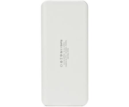 Портативная батарея TOTO TBG-46 Power Bank 12500 mAh 2USB 3,1A Li-Ion White