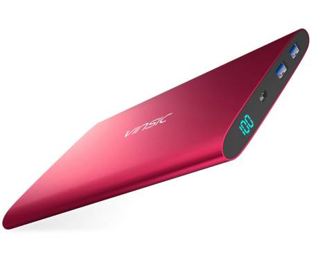 Портативная батарея VINSIC VSPB207 Power Bank Li-pol 15000 mAh Red