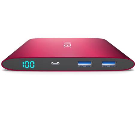 Портативная батарея VINSIC VSPB207 Power Bank Li-pol 15000 mAh Red