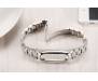 Ремешок Metal Strap With Frame For Xiaomi Mi Band 2 Silver