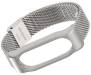 Ремешок Metallic Strap Fleet Chain For Mi Band 2 Silver