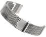Ремешок Metallic Strap Fleet Chain For Mi Band 2 Silver