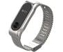 Ремешок Metallic Strap Fleet Chain For Mi Band 2 Silver