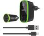 Сетевое зарядное устройство Belkin Travel charger 2USB 2.1A + Car charger 1USB 2.1A + Lightning cable Black