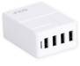 Сетевое зарядное устройство GOLF GF-U401 Travel Charger 4USB 6A White