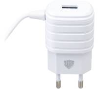 Сетевое зарядное устройство INKAX CD-09 Travel charger Lightning cable 1USB 1A White