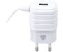 Сетевое зарядное устройство INKAX CD-09 Travel charger Lightning cable 1USB 1A White
