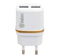 Сетевое зарядное устройство INKAX CD-11 Travel charger + Lightning cable 1USB 2.1A White