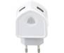 Сетевое зарядное устройство INKAX CD-18 Travel charger + Lightning cable 2USB 3.1A White