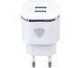 Сетевое зарядное устройство INKAX CD-20 Travel charger + Lightning cable 2USB 3.4A White