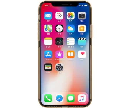 Чехол-накладка Nillkin Nature TPU Case Apple iPhone X Brown
