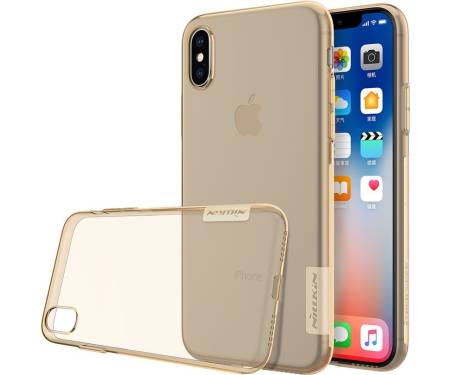 Чехол-накладка Nillkin Nature TPU Case Apple iPhone X Brown