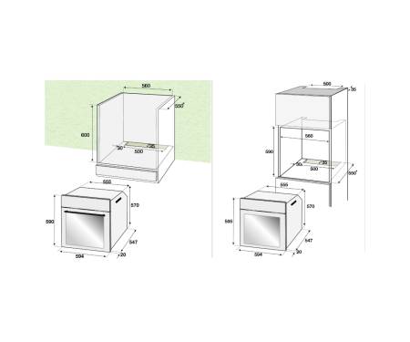 Духовка Beko BIM24301BGCS