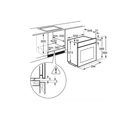 Духовка Electrolux EOA3454AAX