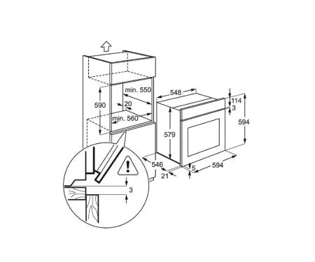 Духовка Electrolux EOA5551DOX