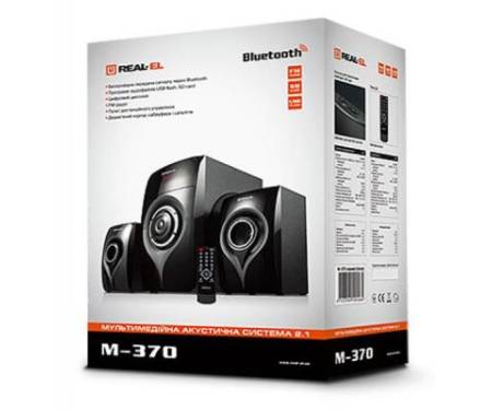 Акустическая система REAL-EL M-370 black