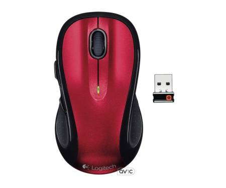 Logitech M510 Wireless Mouse (Red)