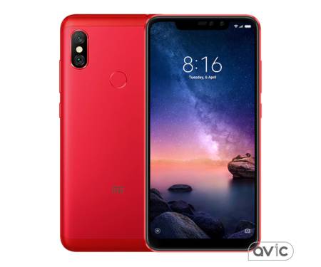 Смартфон Xiaomi Redmi 6 Pro 3/32GB Red