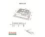 Варочная поверхность Perfelli HGM 61220 WH