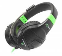 Наушники Maxxter Sonar H1 Black/Green