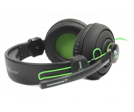 Гарнитура Maxxter Sonar H2 Black/Green