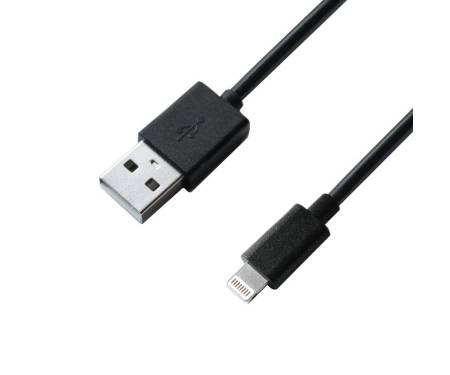 Кабель Grand-X USB-Lightning 2.1А, 1м Black (PL01BS)