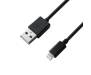 Кабель Grand-X USB-Lightning 2.1А, 1м Black (PL01BS)