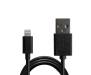 Кабель Grand-X USB-Lightning 2.1А, 1м Black (PL01BS)