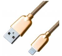 Кабель Grand-X USB-Lightning ML-02 1.5A, 1м Gold (ML02G)