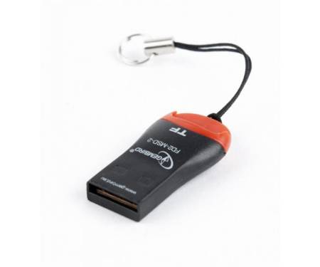 Кардридер Gembird (FD2-MSD-2) Black/Red USB-MicroSD