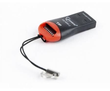 Кардридер Gembird (FD2-MSD-2) Black/Red USB-MicroSD