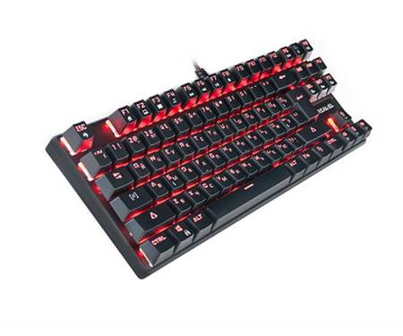 Клавиатура REAL-EL M28 RGB TKL USB черный UAH