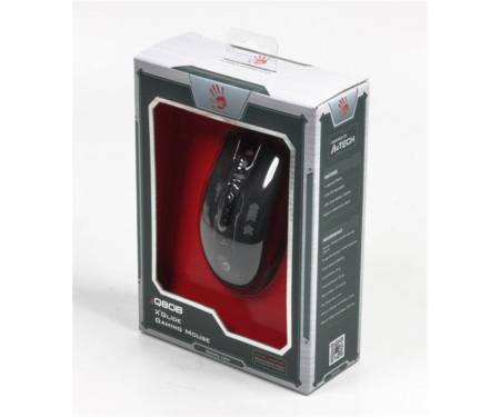 Мышь A4Tech Q80B Bloody Neon XGlide Black USB
