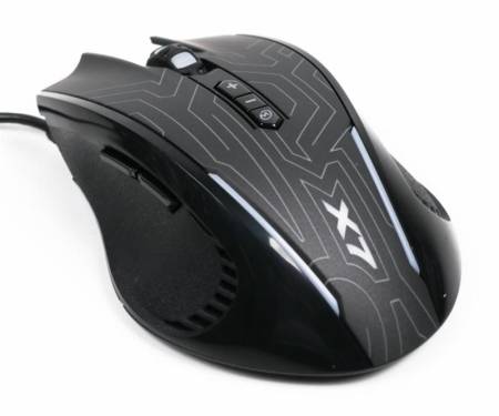 Мышь A4Tech X87 Oscar Neon Black USB