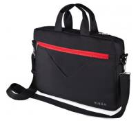 Сумка для ноутбука Vinga 15.6 NB250BR black-red (NB250BR)