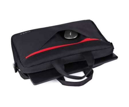 Сумка для ноутбука Vinga 15.6 NB250BR black-red (NB250BR)
