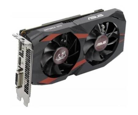 Видеокарта ASUS GeForce GTX1050 2048Mb CERBERUS OC (CERBERUS-GTX1050-O2G)