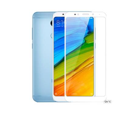 Защитное стекло Xiaomi Redmi 5 3D White