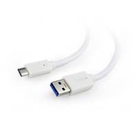 Кабель Cablexpert (CCP-USB3-AMCM-W-0.1M) USB3.0 - USB Type-C, 0.1 м, премиум, белый