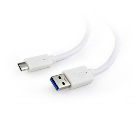 Кабель Cablexpert (CCP-USB3-AMCM-W-0.5M) USB3.0 - USB Type-C, 0.5 м, премиум, белый