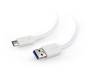 Кабель Cablexpert (CCP-USB3-AMCM-W-10) USB3.0 - USB Type-C, 3 м, премиум, белый