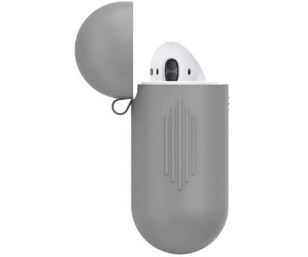 Чехол Nomi для наушников Apple AirPods Grey (348529)