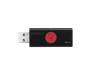Флешка USB3.1 16GB Kingston DataTraveler 106 Black/Red (DT106/16GB)