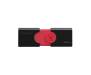 Флешка USB3.1 32GB Kingston DataTraveler 106 Black/Red (DT106/32GB)